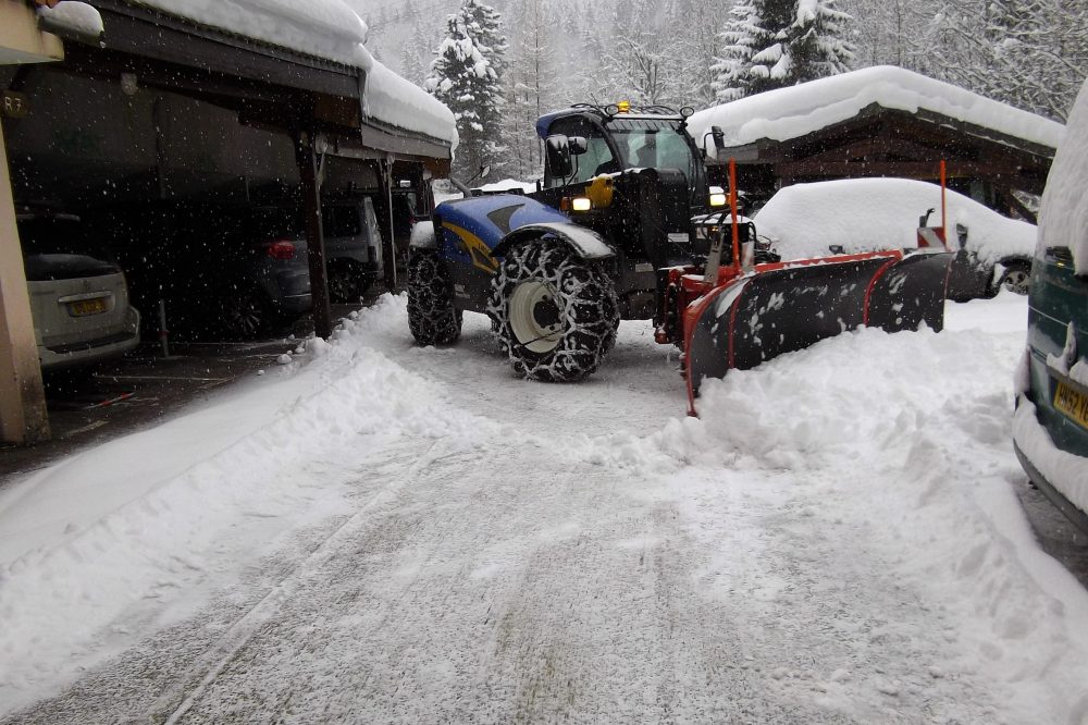 Déneigement allée