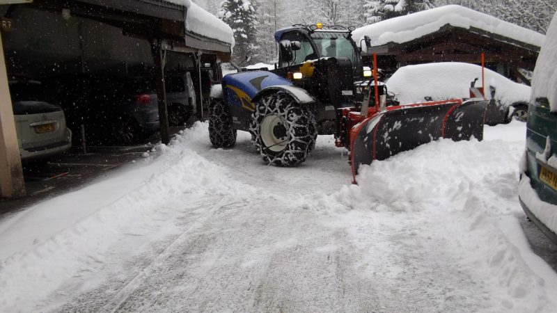 Déneigement allée