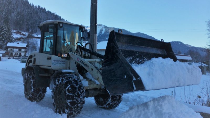 Déneigement godet