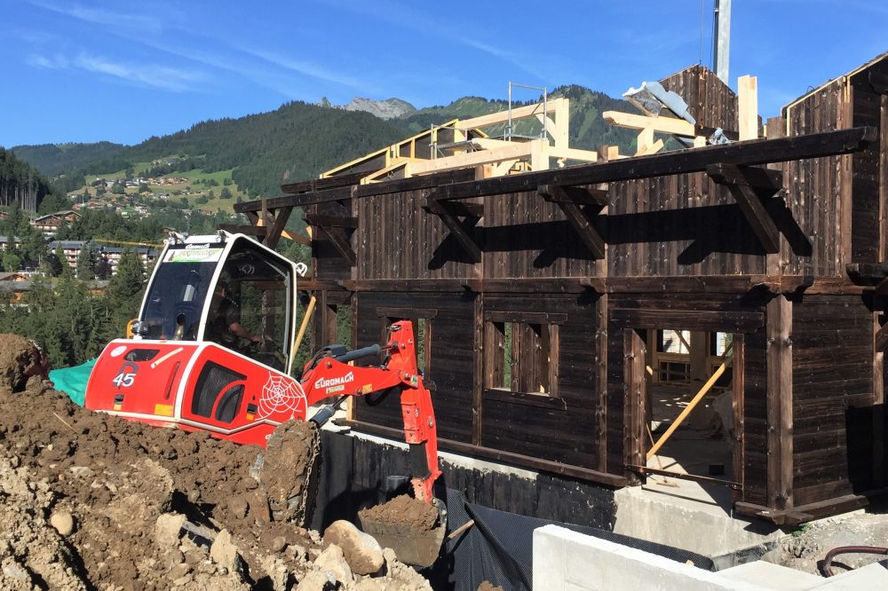 Terrassement pour drainage